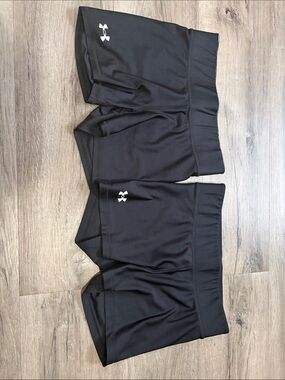 Under Armour Black Athletic Compression Shorts Duo